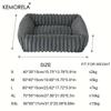 Orthopedic Plush Dog Bed - Mattress with High Resilience Support All Seasons Fluffy Pet Bed for Medium Large Dogs,for Bedroom