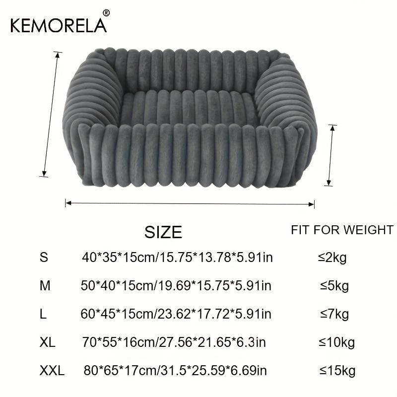 Orthopedic Plush Dog Bed - Mattress with High Resilience Support All Seasons Fluffy Pet Bed for Medium Large Dogs,for Bedroom