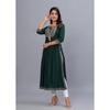 Women Rayon Ethnic Embroidered Kurta Party Wear Bollywood Top Tunic Kurti Dress VF-20207