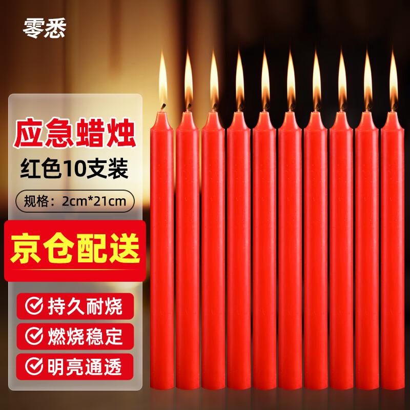 Emergency Lighting Candles красный