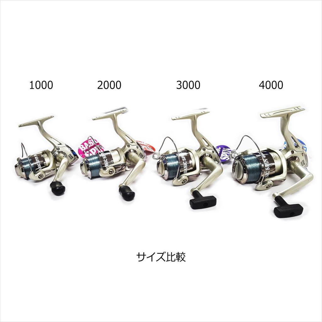 RISEWAY Reel Basic Spin 3000 Gunsmoke