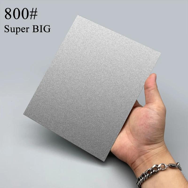1000 Diamond Plate Hard Large Sharpening Stone Professional Knife Sharpener Whetstone Edge Blade Sharp Apex Sheet Ruby Spyderco