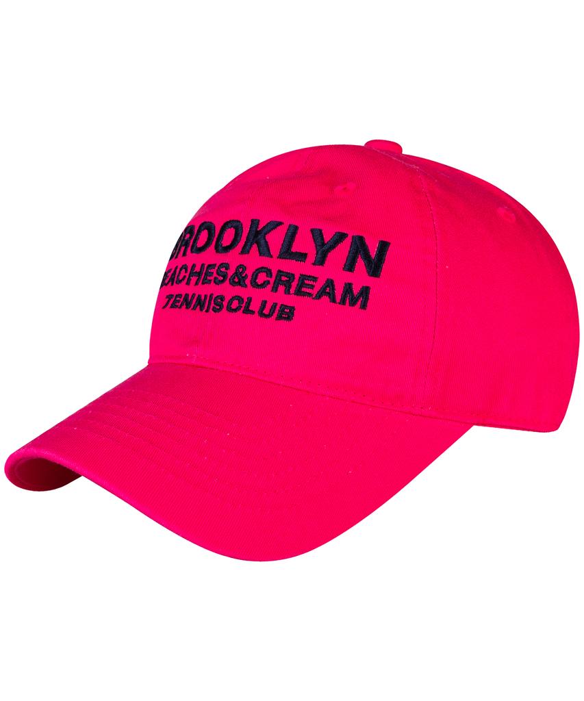 Bichiseuaenkeulim Brooklyn Tennis Club Ball Cap-Hot Pink