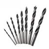 Round Shank Spiral Drill Bit, 3-10mm, for Wood & Plastic