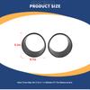 Car ABS  Front Headlight Ring Lamp Decoration Cover Stickers For Jeep Wrangler JL JT Gladiator 2024 Up Car Accessories