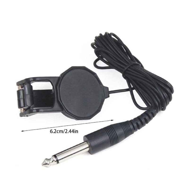 Acoustic Guitar Piezo Pickup Contact Microphone Vocal Pickup Replacement  Clip-On Pickup Musical Instrument Accessory