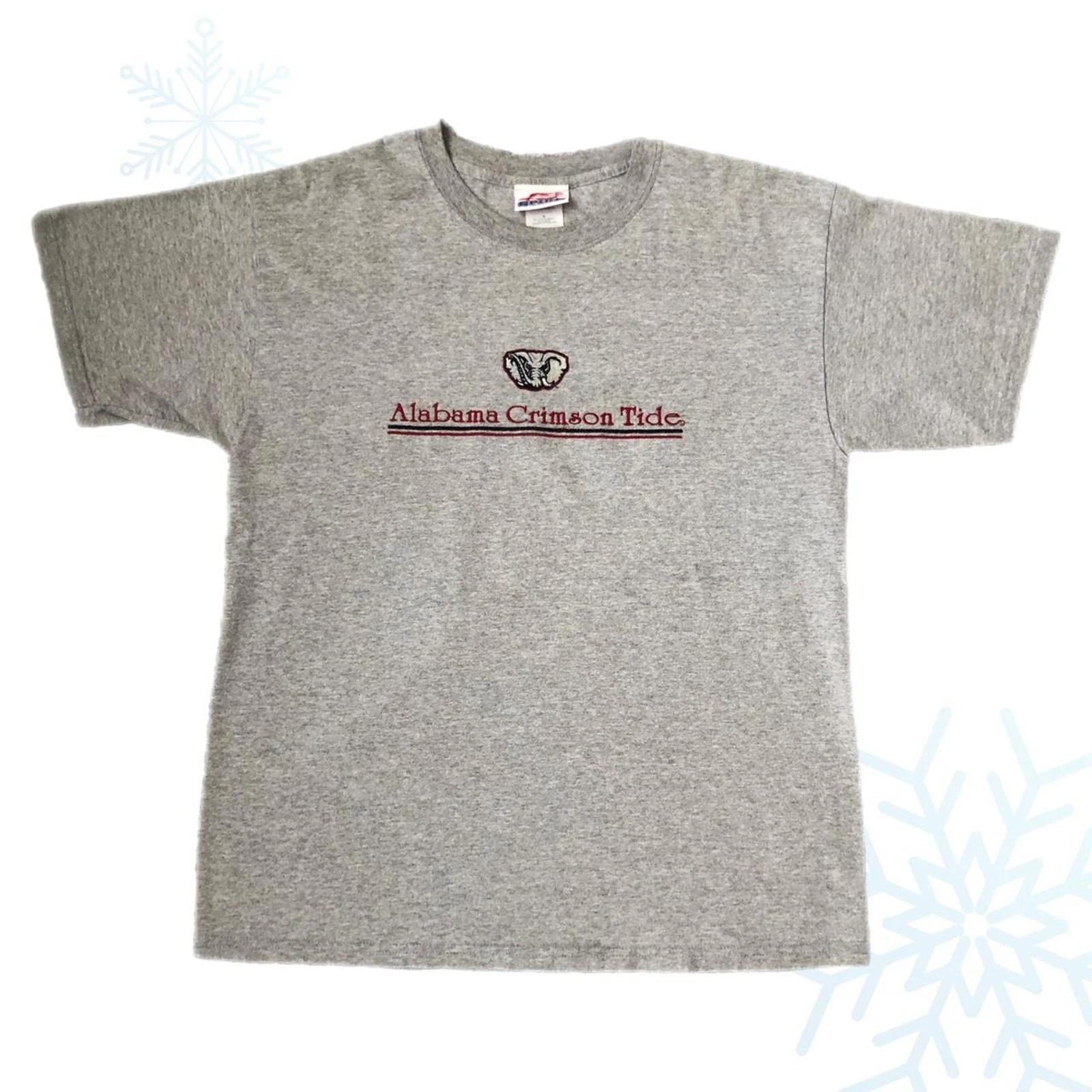 Vintage NCAA Alabama Crimson Tide 90s College T-Shirt Large Gray S