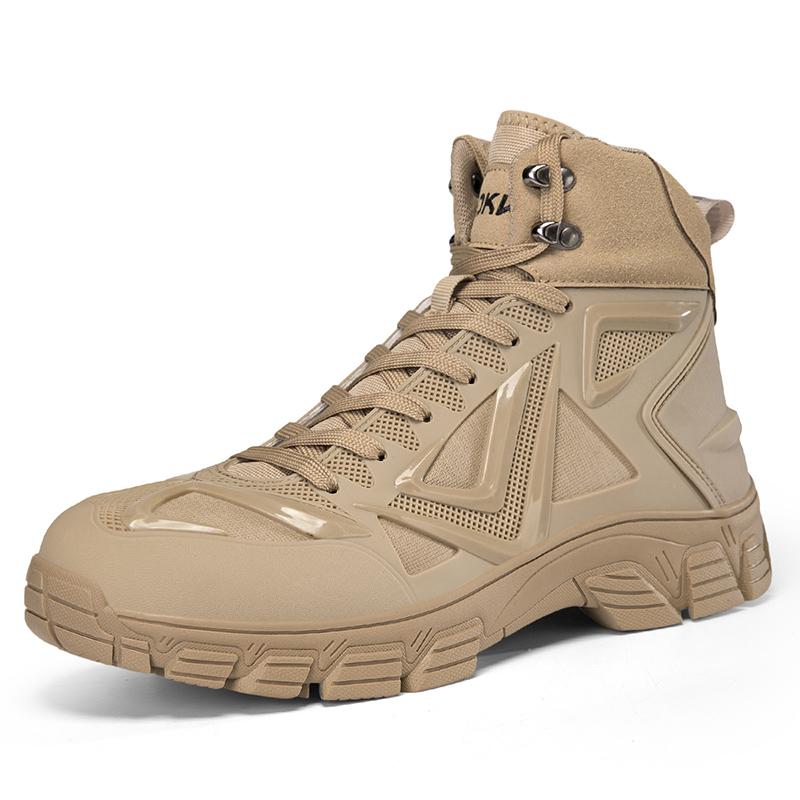 Botas Masculinas Outdoor Botas Desert Botas de Caminhada Sapatos de Tornozelo Para Homens Sapatos de Segurança para Trabalho