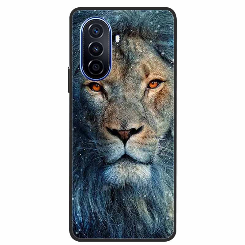 For Huawei Nova Y70 Plus Case Wolf Black Silicone Soft Phone Case For Huawei Nova Y70 Back Cover Case NovaY70 Y 70 Funda Coque