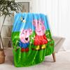 1pc Blanket Peppa Pig1 Print Design, Lightweight Blanket for Sofa, Bed- Soft &Warm, Gift for All Seasons like Christmas, Halloween