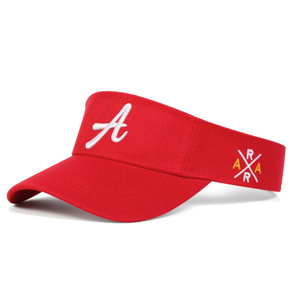 Unisex Personality A Letter Embroidery Empty Top Baseball Caps Spring and Summer Outdoor Adjustable Casual Hats Sunscreen Hat