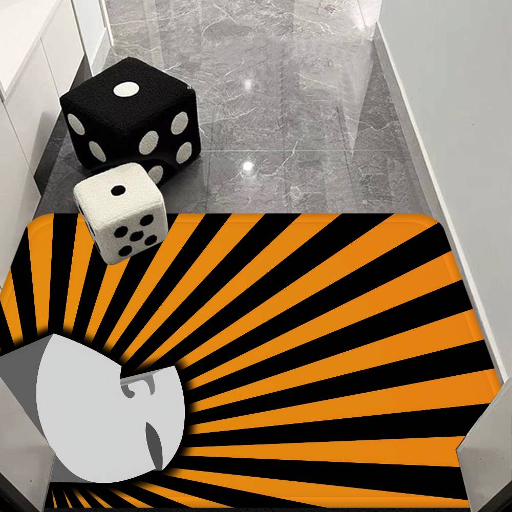 WU-T-TANG CLAN Tappetino da Pavimento Retrò Scelta Multipla Tappeto per Soggiorno Cucina Antiscivolo Decorazione Moderna per la Casa