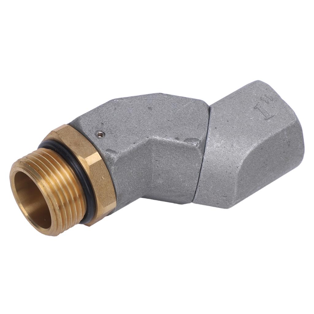 Fuel Hose Swivel Connector 360 degrees  Rotating Metal Multifunctional Fuel Hose Nozzle Swivel for Fuel Nozzle Multi