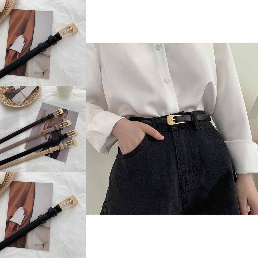 Elegant New Women's Faux Leather Belt Versatile Accessory For Dresses And Jeans