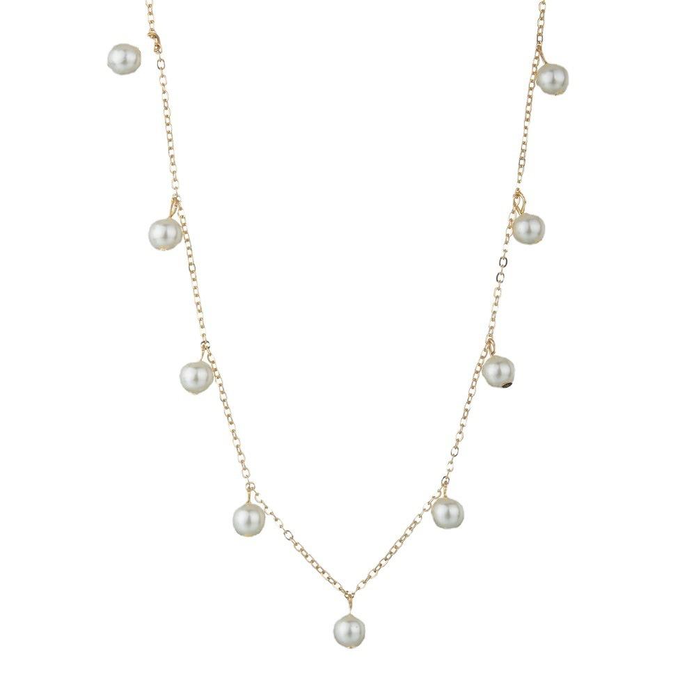Retro Pearl Necklace Personalized Short Neck Chain Collarbone Chain Accessories