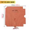 Flexible Silicone Heater Pad 220V for 3D Printer Bed Custom Silicone Heating Sheet with Adjustable Temperature and Uniform Heat