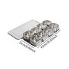 Seasoning Box Combination Detachable Spice Container Stainless Steel Jars for