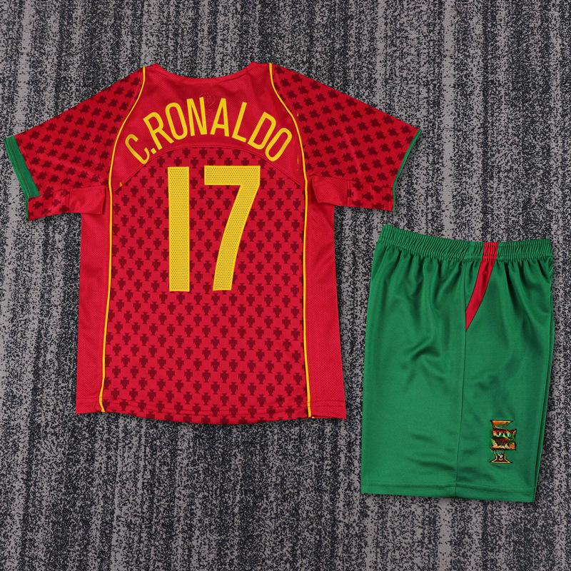 Klassisches Retro-Fußballtrikot Barcelona Kaiser M Thailändischer Kinderanzug Retro-Kinderanzug