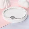 Authentisches Originalarmband Hohe Qualität Feiner Schmuck Kupfer Metall Beschichtet 17-20CM Stern Herz Form Zirkon Schlangenkette Armband Hohe Qualität Fein