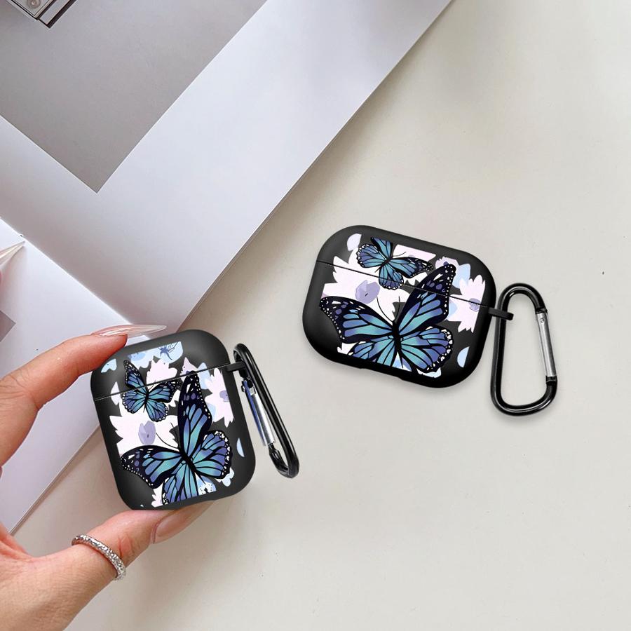 Earphone Cases Cover Case For Airpods Pro2 2 3 Pro3 1 4 Pro INS Retro Butterfly