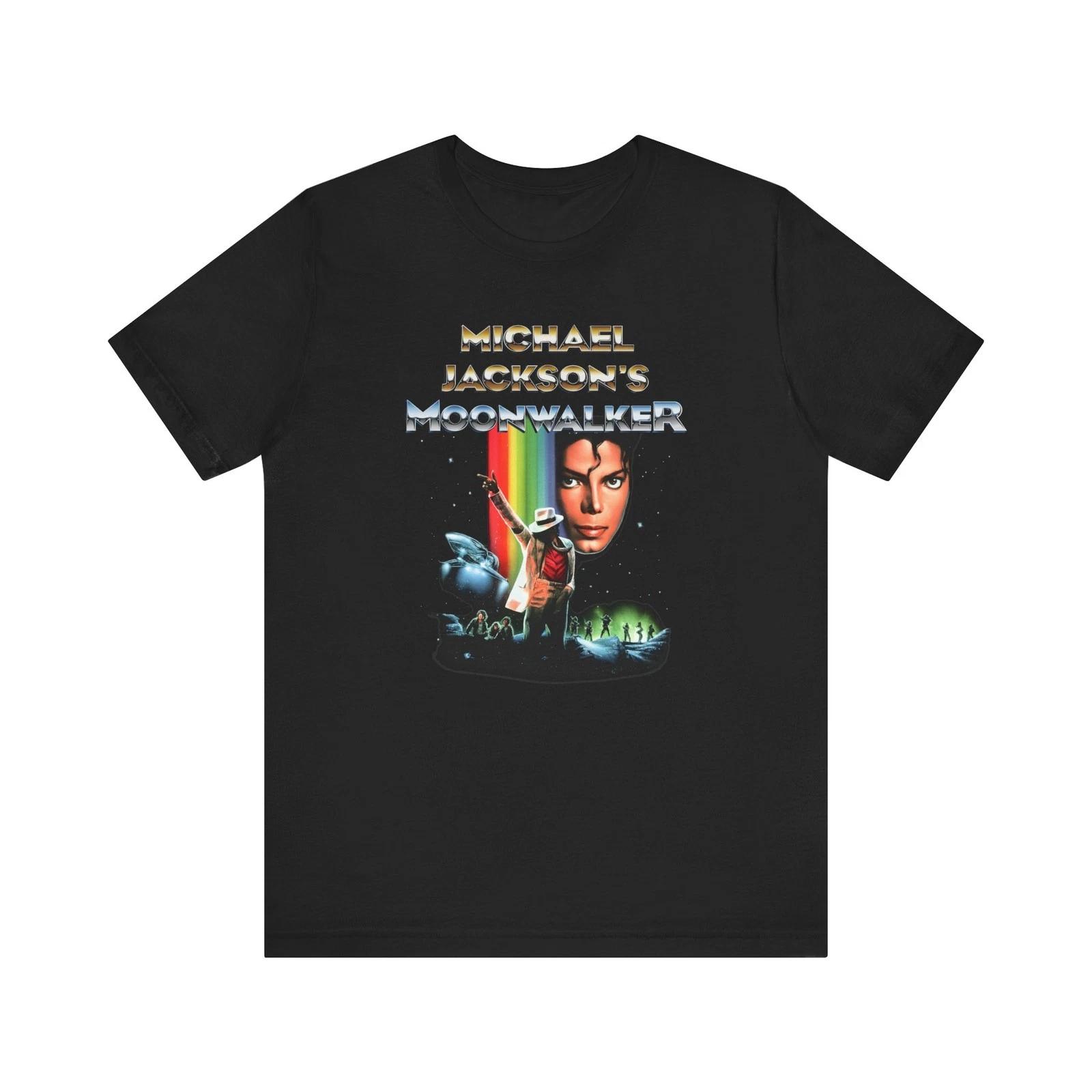 MJ Moonwalker Sega Genesis Ретро Стиль Обложка Унисекс Футболка с коротким рукавом S