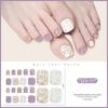 Crystal Sparkling Toenail Nail Patch Easy Removable Waterproof  Long-Lasting Manicure Stickers Toe Nail Art for Women Girls