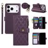Lanyard Leather Flip Purse Phone Case for IPhone Air 17 Pro Max 16 15 14 Plus 13 12 Mini  7 8 Plus Wrist Strap Wallet Card Cover