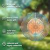 10 Inch Hanging Wind Chime for Garden Lawn Decor Spring Summer Outdoor Decoration with 360 Rotating Hook Elegant Artistic Design Gift for Friends