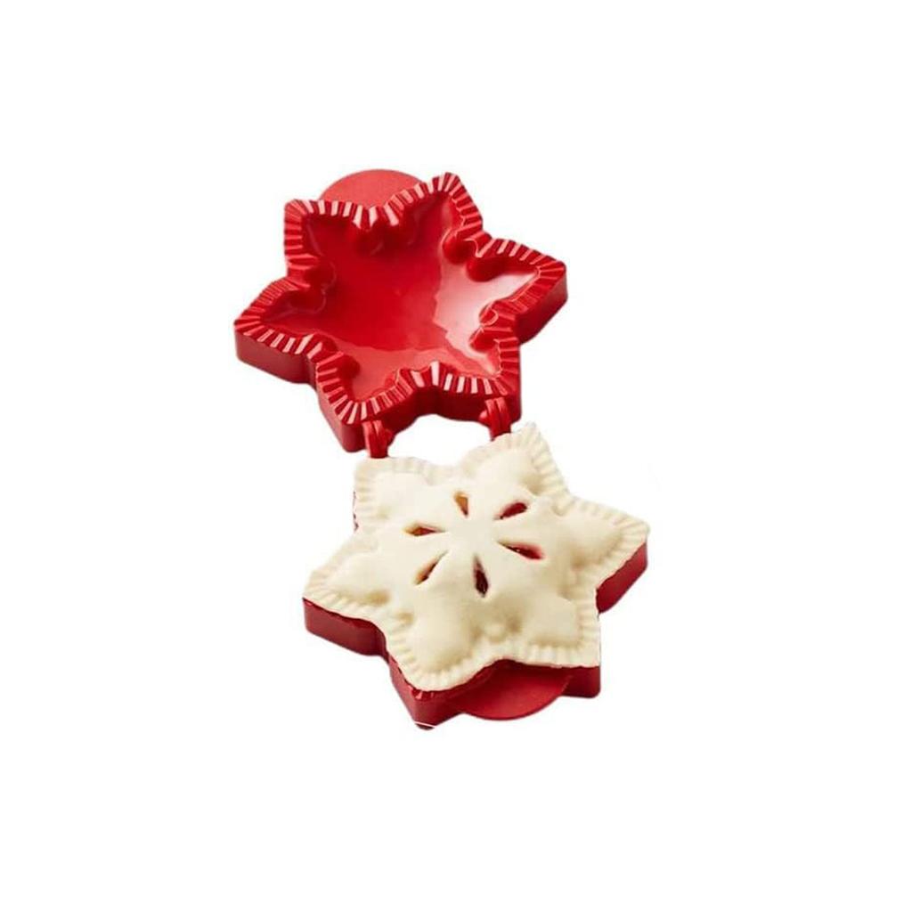 Hand Pie Molds Snowflake Xmas Tree Mittens Pocket Pie Molds Autumn Pocket Pie Press Mold Fall Pie Maker Dough Press Mold