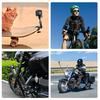 PULUZ Fahrradlenker-Halterungs-Kit mit Doppelklemmkopf und 150cm Unsichtbarem Selfie-Stick für Insta360 X5, X4, X3, X2, X ONE und RS Action-Kameras, für Re