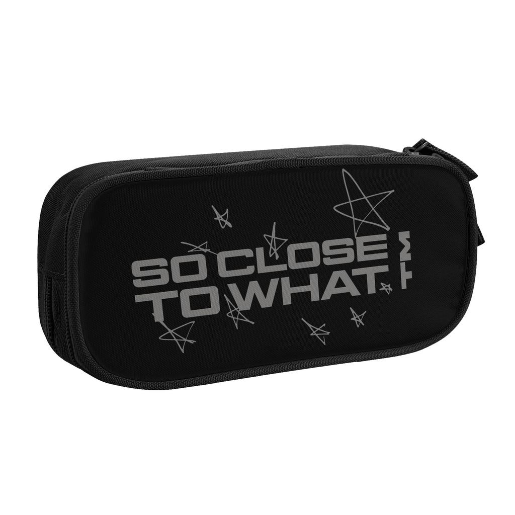 T8 2025 Concert Tate Mcrae Pencil Case Lovely Pen Bag for Student Big Capacity School Supplies Gifts Pencil Box