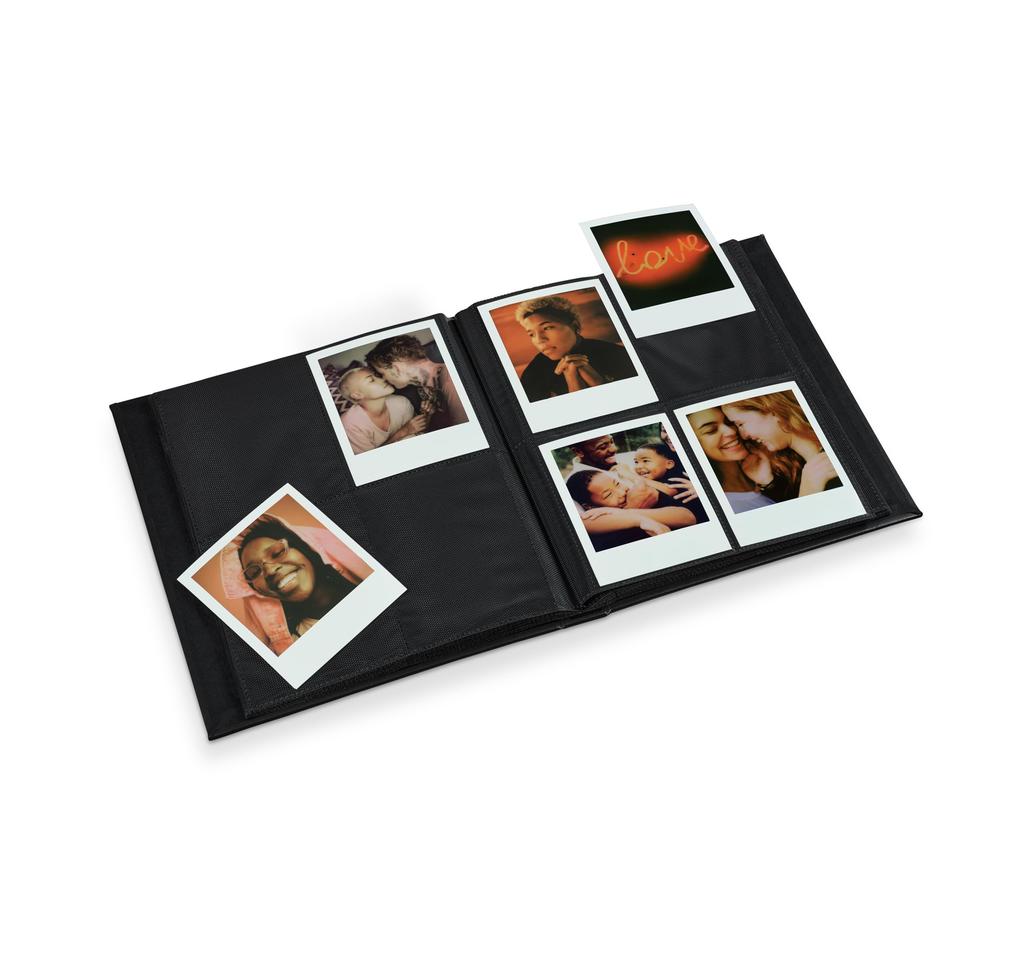 Photo Album Polaroid Black Large Size 160 Photos 8.4 X 9.6 Inches
