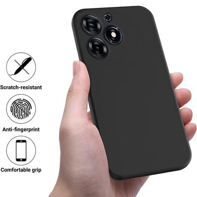 For TECNO Spark 10 Pro Liquid Silicone Soft Lining Phone Case Drop-Proof Back Cover