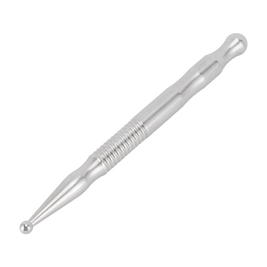Manual Acupressure Pen Stainless Steel Deep Tissue Massage Guasha Reflexology Pressing Point Massager for Hands Feet BJ006