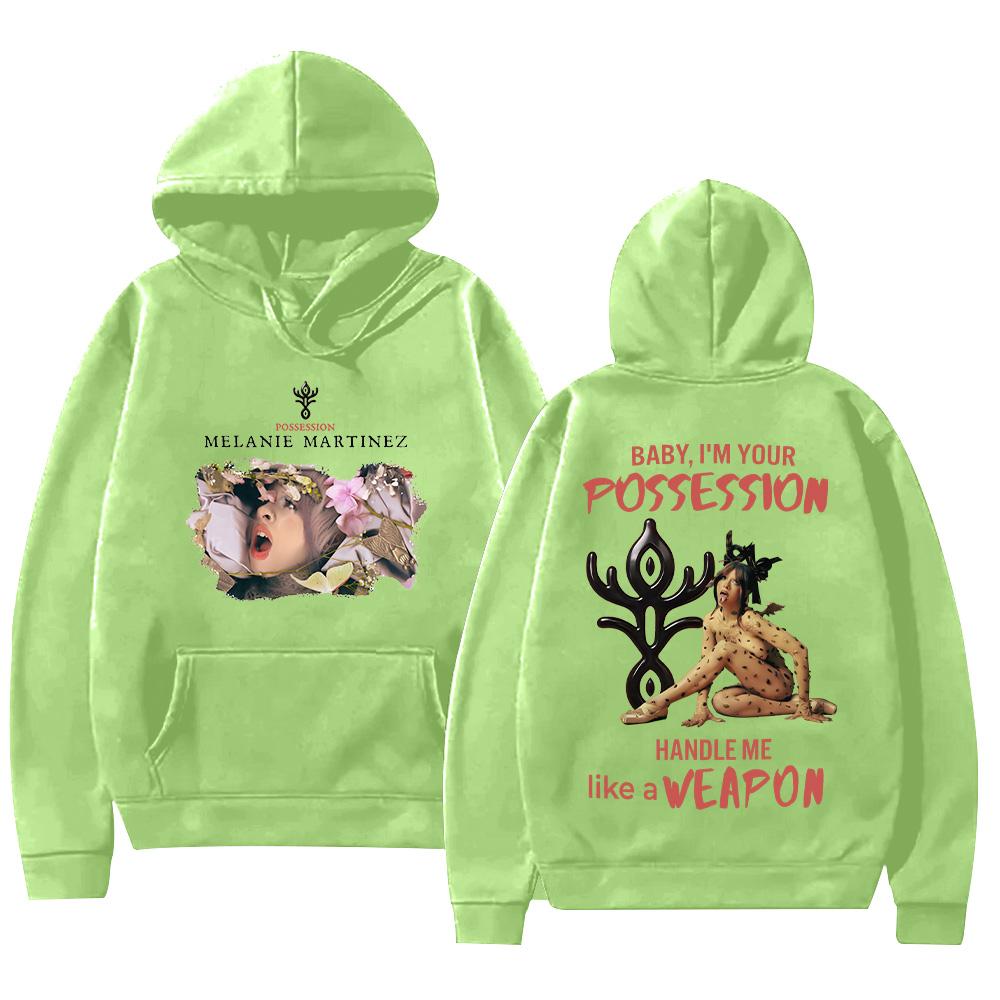 Melanie Martinez Possession Hoodies BABY, I'M YOUR Possession Graphic Clothing Women Men Harajuku Aesthetic Sweatshirts Pullover Fleece jacket
