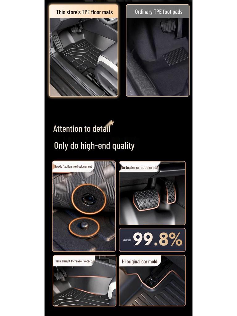 Custom TPE Floor Mats for FAW-Volkswagen Sagitar L (2012-2026)