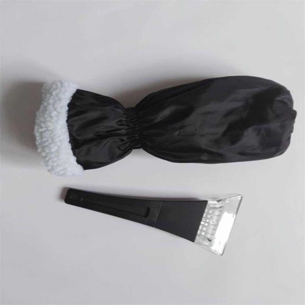With Glove Snow Scraper Reusable Cleaning Snow Shovel Portable Car Ice Scraper  Auto Window