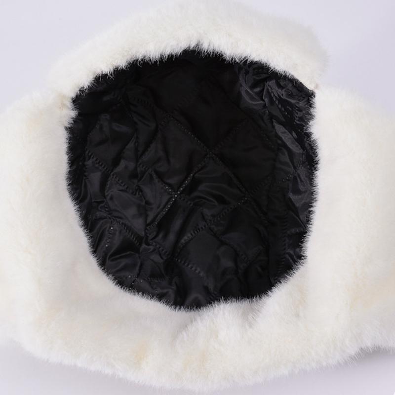 Χειμερινό Αντιανεμικό Προστατευτικό Αυτιών Πουλόβερ Σκουφάκι Ποδηλασίας Σκι Φλις Σκουφάκι Γυναικείο Χοντρό Αδιάβροχο Ζεστό Σκουφάκι για Μεγάλο Κεφάλι Καπέλο Μπόμπερ