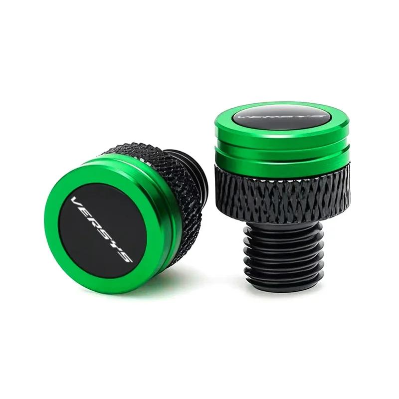 

Мотоциклетные аксессуары Алюминиевый зеркальный винт-заглушка с болтом для Kawasaki VERSYS 1000 650 куб.см Versys650 куб.см VERSYS1000 2012-2025 зелёный