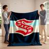 Red Kraken Logo Design Print Blanket Soft and Cozy Perfect for the Living Room Bed Sofa or a Nap,gift