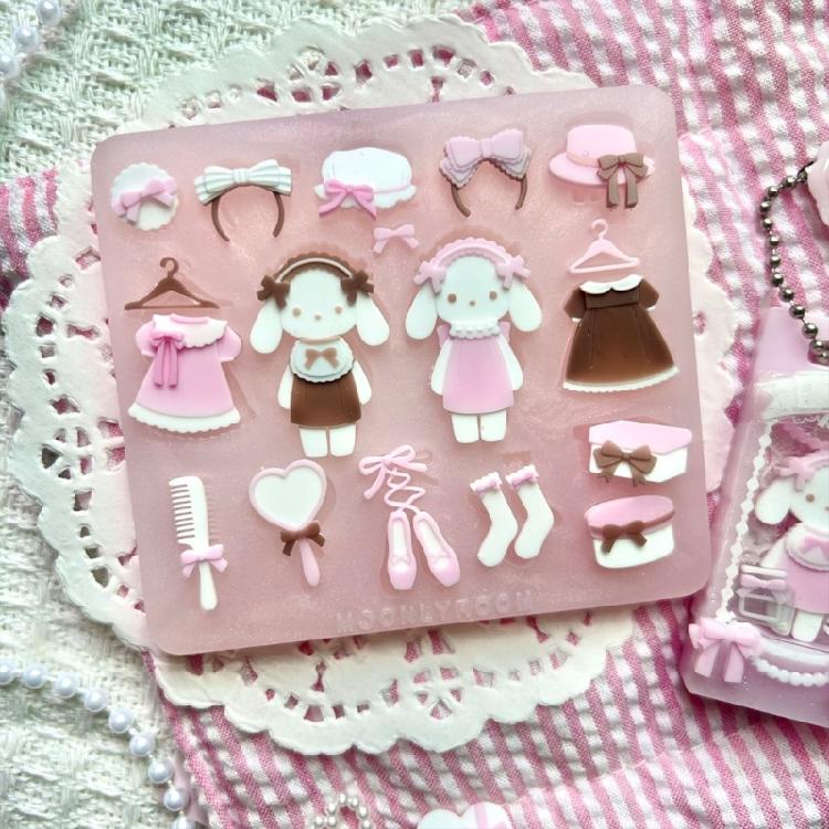 Easy To Clean Silicone Mold for Crafting Dripping Glues Crafts Mold Jewelry Mold for Jewelry Making and Artistic Project