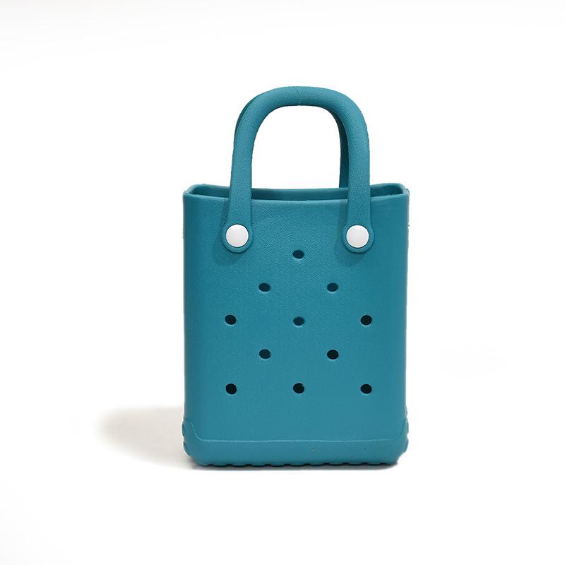 I Kleine Strandlochtasche, lässige Umhängetasche, Handtasche, wasserdichte und verlustsichere Reise-I-Geleetasche.