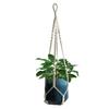 Geantă Netă pentru Ghiveci de Flori Suspendat de 35 Inch Suport pentru Plantator Împletit Manual Stil Nordic Coș de Perete din Frânghie de Cânepă pentru Ghiveci de Flori Plantă Verde Horticolă