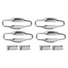 Exterior Door Handle Bowl Trim Cover Chrome ABS Decor Fit for Land Cruiser 200 2012-2018