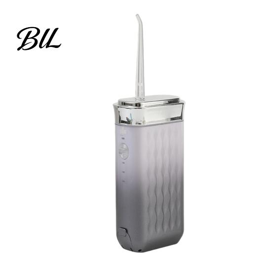Cordless Oral Irrigator for Travel Water Flosser, 3 Modes, 4 Jet Tips, 180ml Tank, Portable Tongue Cleaning Tool Dental Irrigator, Retractable