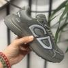 New versatile fashion casual men's and women's trend breathable sports shoes dad letter b30 heightening shoes