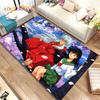 Anime Inuyasha Cartoon Area Rug Large,Carpet Rug for Living Room Bedroom Sofa Doormat Decoration,kids play Non-slip Floor Mat 3D