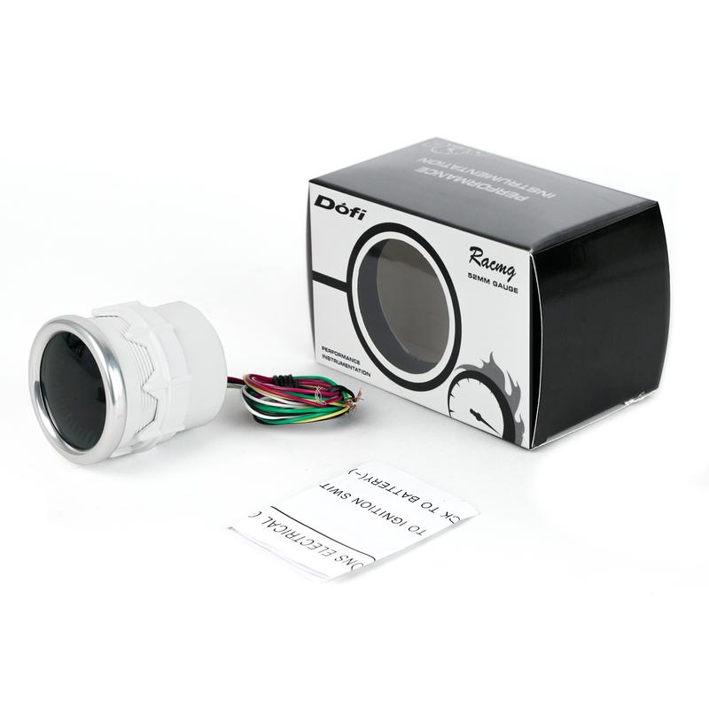 Dofi Oil Temp Gauge 2"(52mm) Smoke Len 40-140 C Degree Pointer Oil Temp Gauge Car Meter with Sensor Smoke Lens