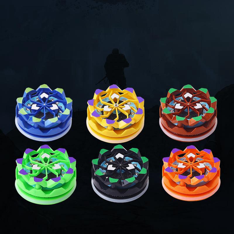 Fireworks Gyro Toy Glowing Rotating Gyro Battle Handheld Stress Relief Gyro Creative Children'S Gift That Will Emit Fire