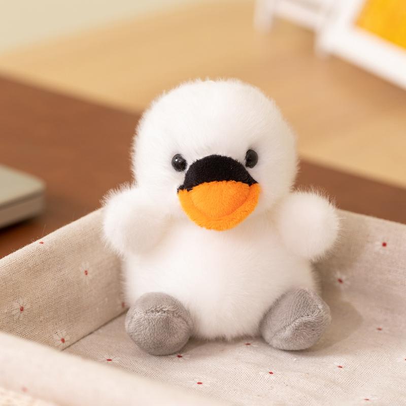 13cm Cute Bean Bag Animal Series Plush Toy Chicken Elephant Duck Parrot Frog Plush Doll Super Kawaii Plush Pendant Keychain
